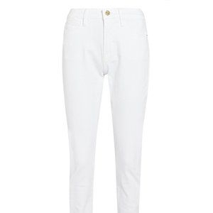 FRAME Le High Skinny Jeans White